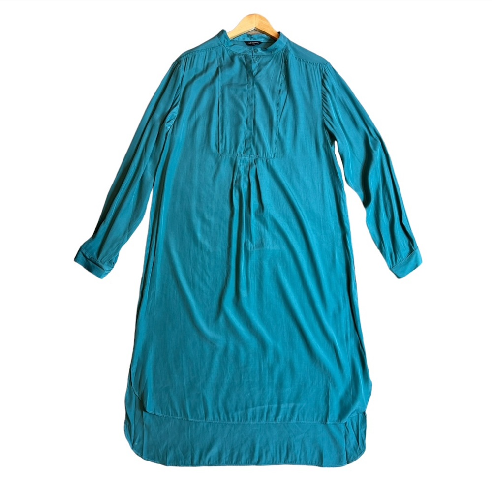 NWOT J. Peterman Long Sleeve Shirt Shift Dress size 14